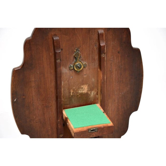 Wood Antique Victorian Tilt Top Occasional Side Table, 1860s For Sale - Image 7 of 10