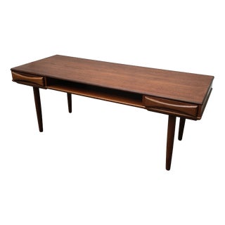 Mid-Century Teak Table by Arne Vodder for Dyrlund, 1970 For Sale