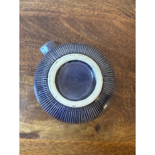 Blue Vintage Ceramic Bird Lidded Vessel in the Manner of Aldo Londi for Bitossi For Sale - Image 8 of 8
