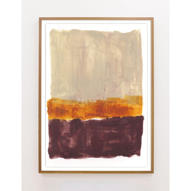 Daylight Dream Editions "Razor's Edge" Neutral Abstract Print For Sale - Image 4 of 4