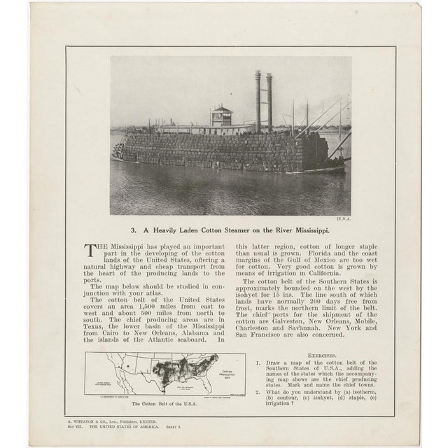 1920s Geographical Pictures of the Usa Set VII by A. Wheaton & Co., 1920s, Set of 13 For Sale - Image 5 of 15