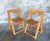 1970s Vintage Folding Chairs in the Style of Aldo Jacober - a Pair For Sale - Image 12 of 12