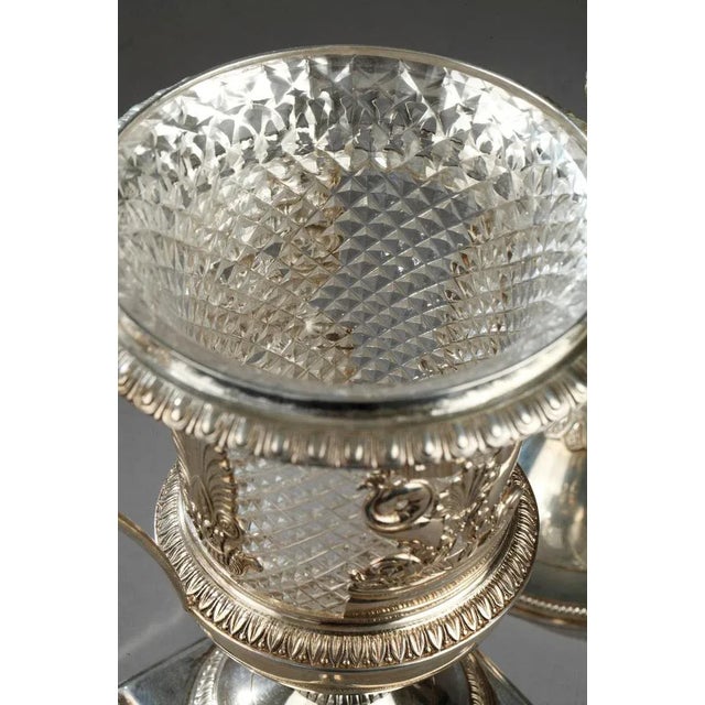 Gold Drageoir or Candy Dish in Silver For Sale - Image 8 of 9