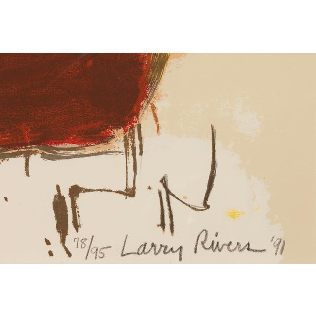 A signed and numbered screenprint titled "Dutch Masters (Presidents)" by Larry Rivers. Hand signed in pencil with an...