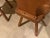 Early 20th Century Set of 6 Vintage Alpine Bavarian Heart-Cutout Plank Chairs (Brettstuhl)(Tyrolean) For Sale - Image 5 of 8
