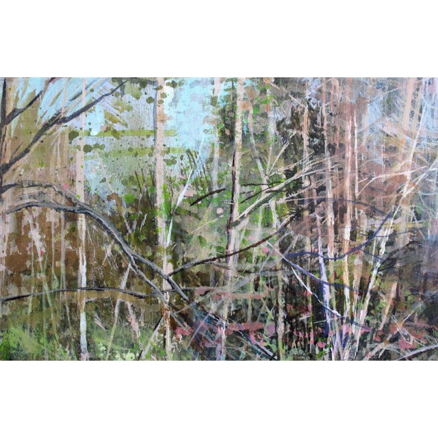 Janis Zingitis, Lake Shore in Spring, 2023, Acrylic on Canvas For Sale - Image 11 of 11