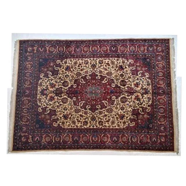 1970's Persian Khorassan Rug , 10'1" X 13'9" For Sale - Image 9 of 9