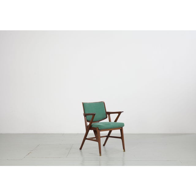 Vintage Armchairs by Enrico Ciuti, 1950, Set of 6 For Sale - Image 4 of 18