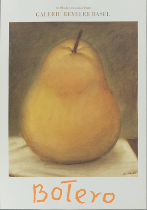 La Poire Poster after Fernando Botero