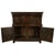 English Antique Early 18th Century Welsh English Deuddarn Carved Oak Court Cupboard 1737 For Sale - Image 3 of 16