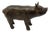 Pierre Chenet, Pig with Brown Patina, 2000s, Bronze For Sale