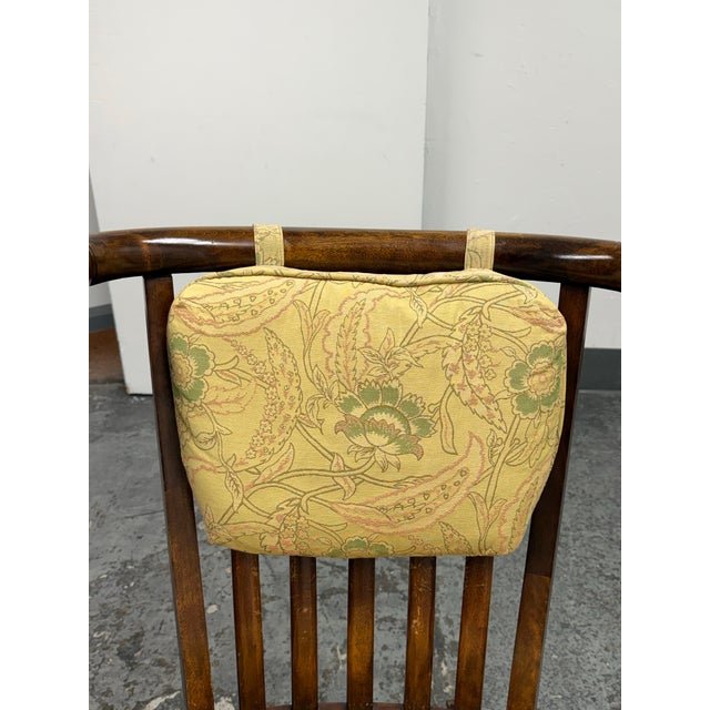 Wood Empire Style Wood Rocking Armchair, Vintage For Sale - Image 7 of 12