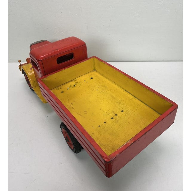 Vintage Wooden Toy Truck attributed Bigge, Germany, 1950s For Sale - Image 16 of 18