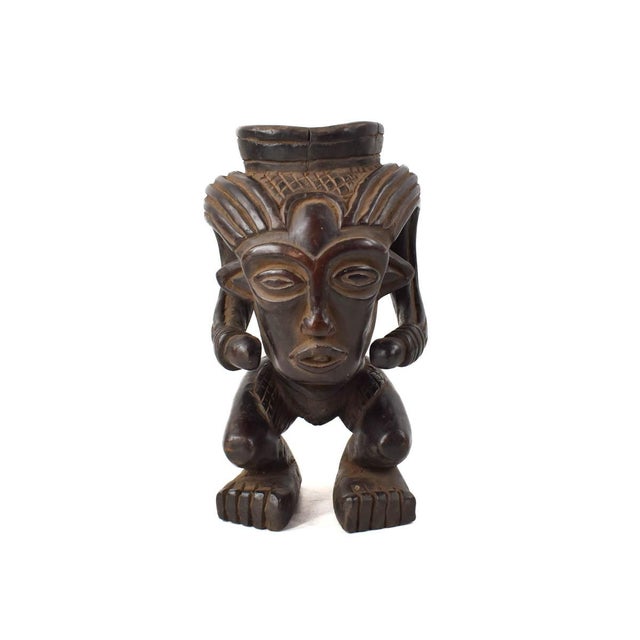 Brown Late 20th Century Mid-Century Kuba Figural Cup For Sale - Image 8 of 10