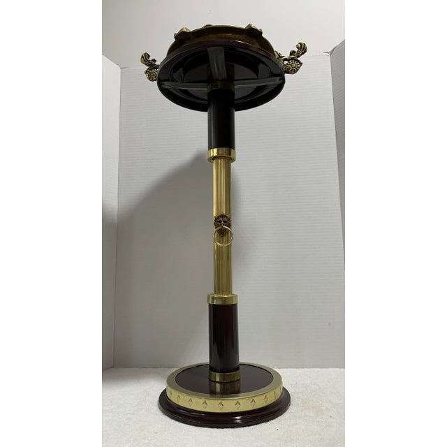 1940’s French Heavy Bronze Ashtray on Stand For Sale In New York - Image 6 of 10