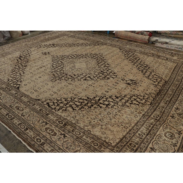 Traditional Oversized Antique Hadji Jallili Persian Tabriz Rug, From Rug & Kilim For Sale - Image 3 of 9