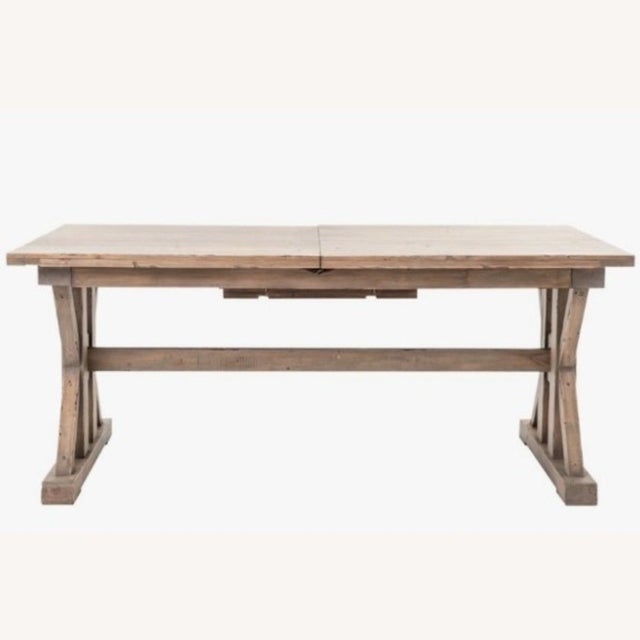 Not only will this table host countless meals for family and friends, but its criss-cross build creates architectural...