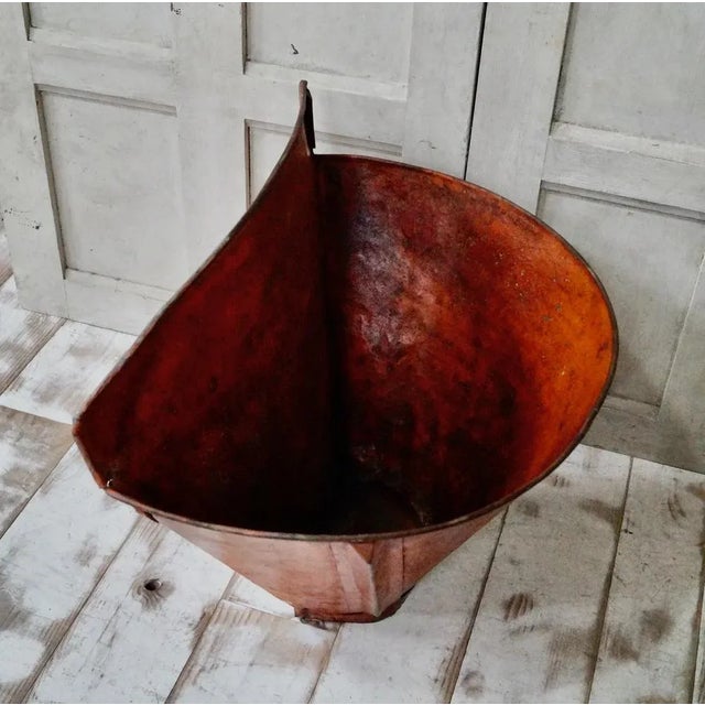 Antique French Painted Grape Hod For Sale - Image 5 of 10