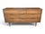 Mid-Century Modern Restored Mid-Century Modern Walnut 9-Drawer Dresser With Recessed Pulls For Sale - Image 3 of 12