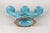 Vintage Art Deco Turquoise Ceramic Candleholder, 1930 For Sale - Image 12 of 16