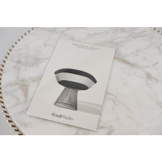 18 Karat Gold Side Table by Warren Platner for Knoll International, 2000s For Sale - Image 9 of 10