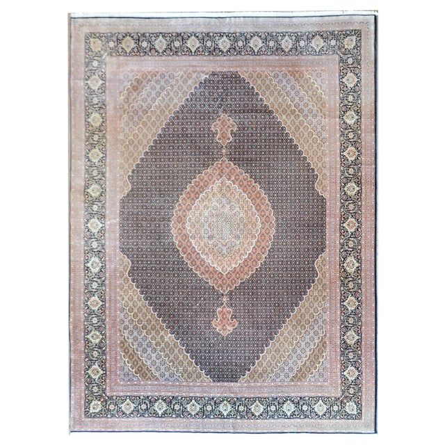 Late 20th Century Vintage Tabriz Rug For Sale - Image 12 of 12