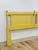Vintage Cottagecore Painted Yellow King Headboard Eclectic Hollywood Regency For Sale - Image 13 of 13