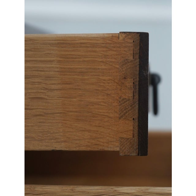 2010s Stickley Mission Oak 2 Drawer Nightstand For Sale - Image 5 of 17