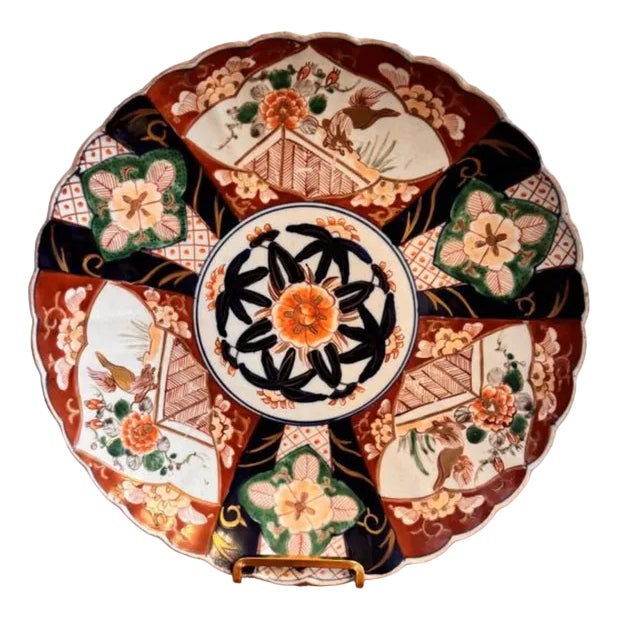Antique Japanese Imari Plate, 1900s For Sale