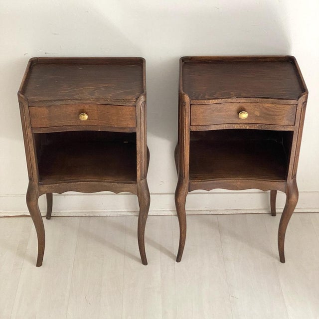 Art Nouveau Bedside Tables, 1890s, Set of 2 For Sale - Image 3 of 13