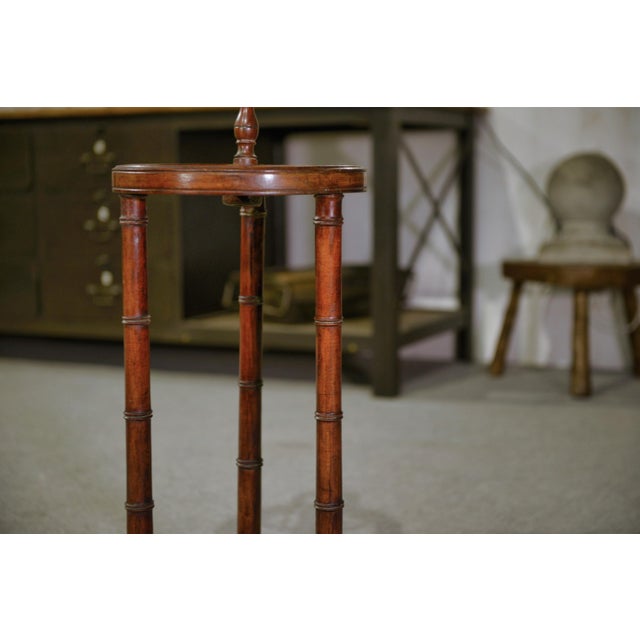 Beechwood Umbrella Stand with Faux Bamboo Finish, 1930s For Sale - Image 3 of 6