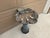 Vintage Grotto Style Cast Concrete Shell Birdbath For Sale In South Bend - Image 6 of 12