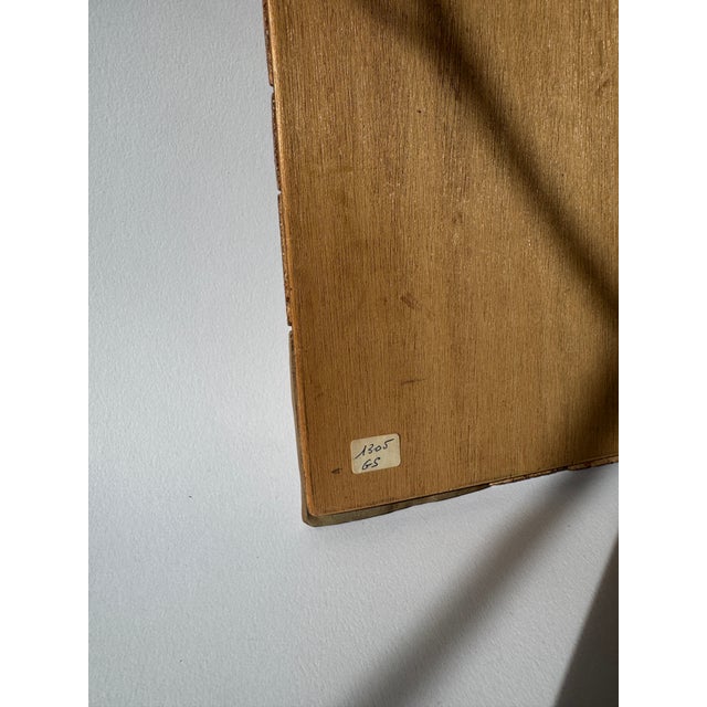 French 1960s Ceramic Mirror by Jean & Jeannine Palloure For Sale - Image 3 of 3