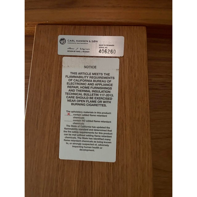 Carl Hansen & Søn Late 20th Century Hans J. Wegner Ch07 “Shell Chair” for Carl Hansen & Son, Denmark — Pair For Sale - Image 4 of 9