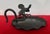 Antique Early 20th Century American Arts & Crafts Bronzed Iron Turkey Bird Card Tray For Sale - Image 12 of 15