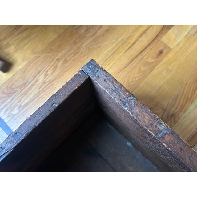 Circa 1820-1840 New England Painted Pine Chest For Sale - Image 9 of 13