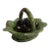 Antique Miniature Majolica Trompe l'Oeil Olives Cabbageware Basket For Sale