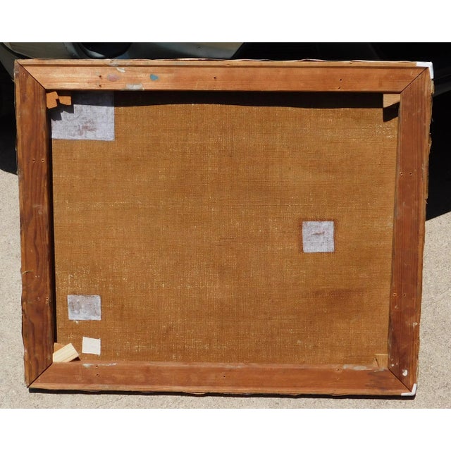 Impressionist Early 20th Century Blanche Whelan Early Ca Artist, Oil Painting Coastal Scene For Sale - Image 3 of 3