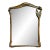 Art Nouveau Style Mirror Gold Tone Finish For Sale