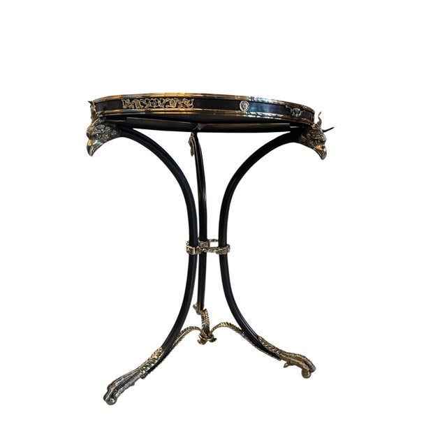 Neoclassical Restored 20th Century Neoclassical Gueridon Table For Sale - Image 3 of 12