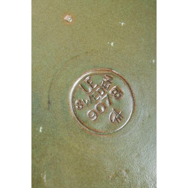 Monumental Ceramic Vase with Lines and Dots by Göran Andersson for Upsala-Ekeby, 1960s For Sale - Image 4 of 5
