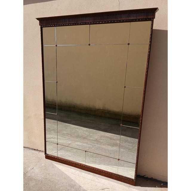 Designed and created in the 1950s, custom-made for the entrance of a Venetian palazzo. The frame is reminiscent of...