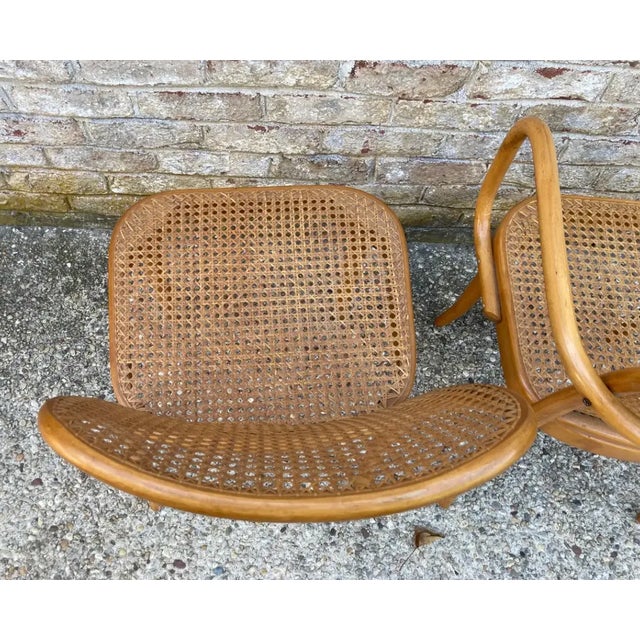 Wood 1960s Josef Hoffmann for Stendig Dining Chairs For Sale - Image 7 of 13