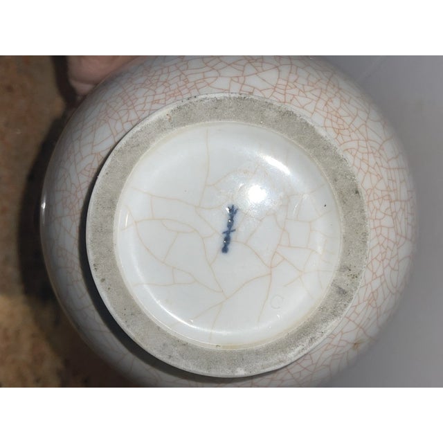 Ceramic Bauhaus Crackle Glaze Vase by Marguerite Friedlaender for Kpm, Germany Ca. 1930 For Sale - Image 7 of 8