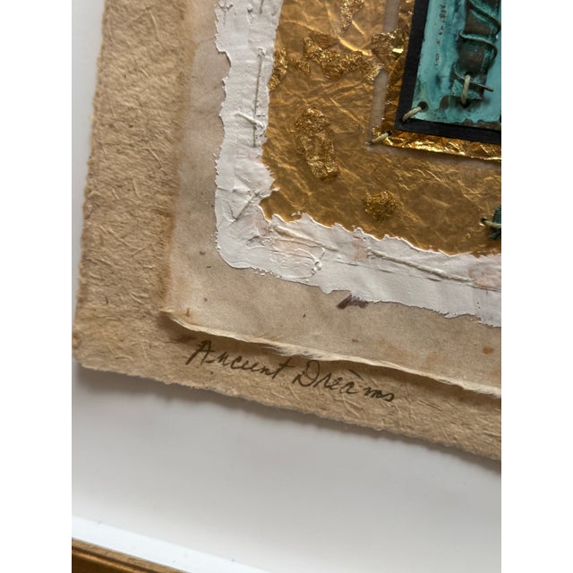 Kara Young - Framed Mixed Media Abstract Works, a Pair For Sale In San Francisco - Image 6 of 12