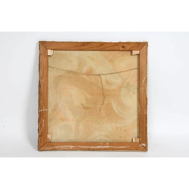 1960s 1965 Modern Abstract Expressionist Painting Signed For Sale - Image 5 of 5