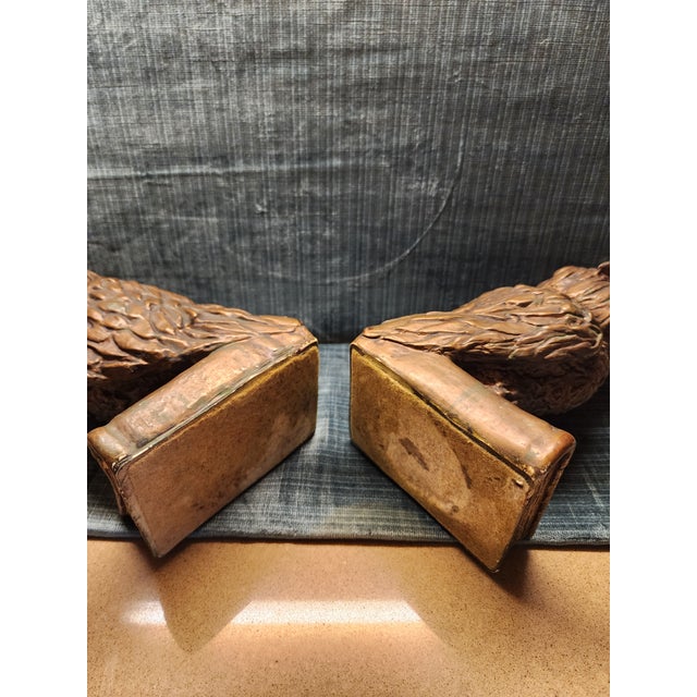 1960s Vintage Owl Bookends For Sale - Image 5 of 6