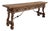 Spanish Rustic Carved Wood Console Table , Mid-20th Century For Sale