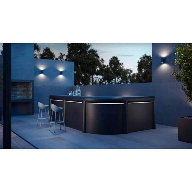 Curved Black Lacquered Classe Bar by Mowee For Sale - Image 9 of 11