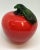 Scarlet Vintage Murano Glass Apple Paperweight For Sale - Image 8 of 8